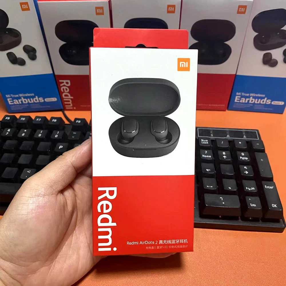Global Version Xiaomi Redmi Mi Ture Wireless Earbuds Basic 2 TWS Bluetooth Airdots 2 Headphones With Mic Noise Reduction Earbuds
