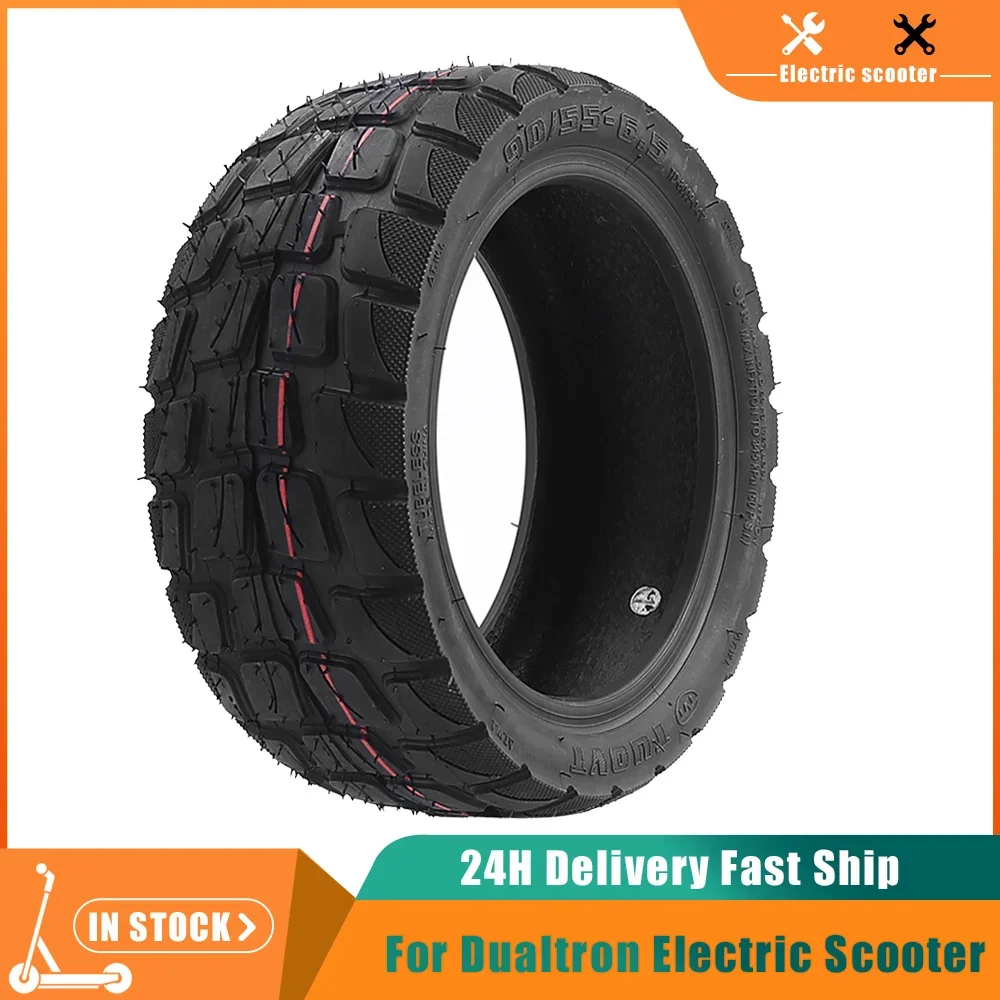 Wider thicker Anti-slip Tires 90/55-6.5 Off-road Vacuum Tire Tubeless Tyre For Retrofit Dualtron Thunder Ultra Electric Scooter