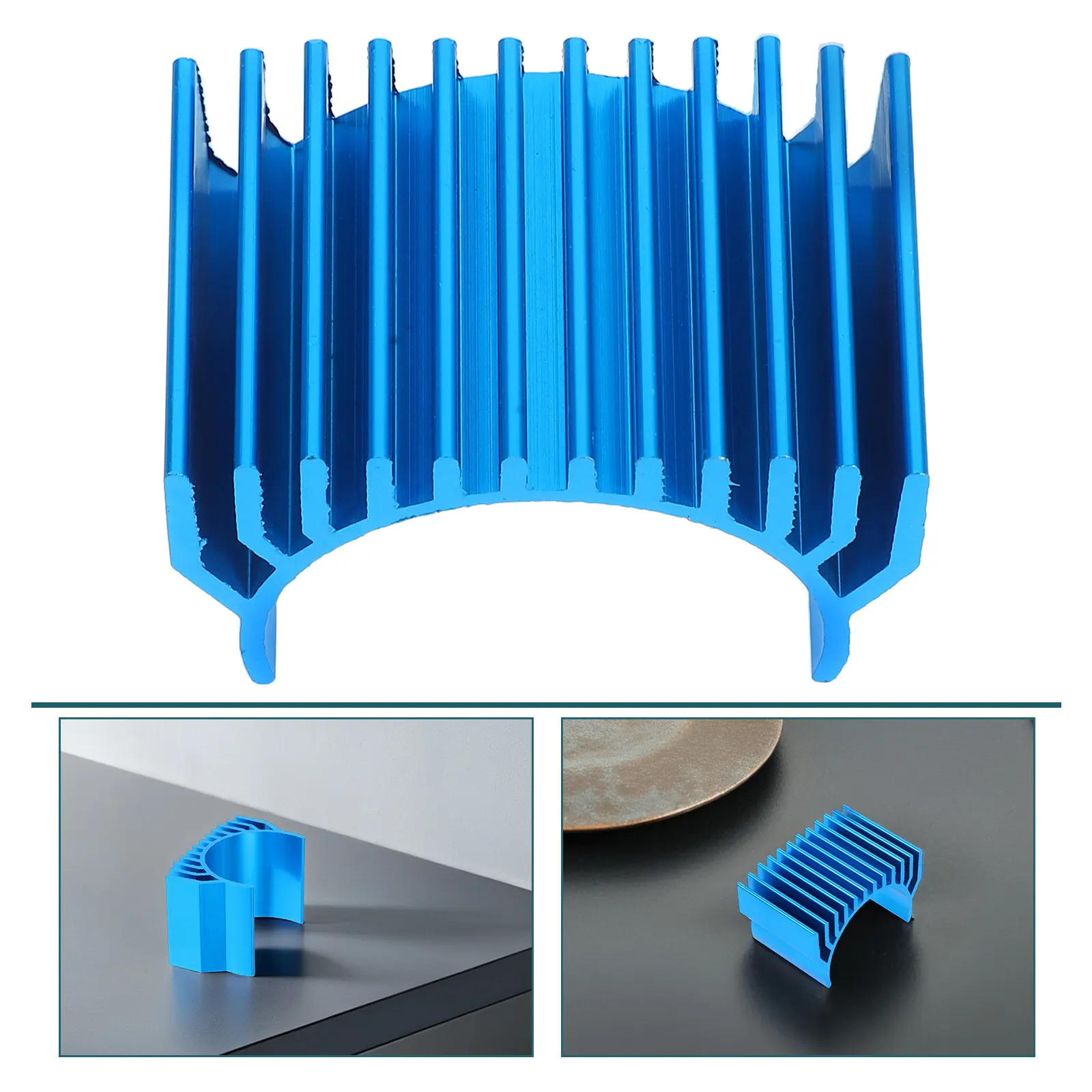 Rc Car Truck Motor Heatsink Aluminum Alloy Heat Sink for 540 550 580 3650 Motors Fast Heat Dissipation Extended Lifespan Easy