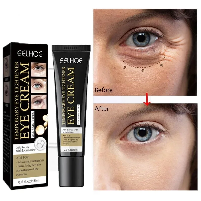 Crema reafirmante para los ojos, reduce las arrugas, ojeras, bolsas para los ojos, hidrata la piel, promueve la belleza juvenil