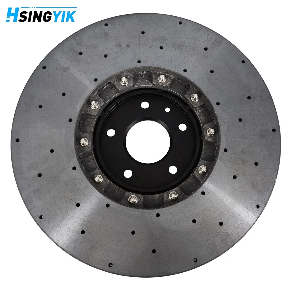 Hsingyik Front Carbon Ceramic Break Disk Rotor for Chevrolet Corvette Convertible C6 C7 Z06 ZR1 20981825 394X34MM
