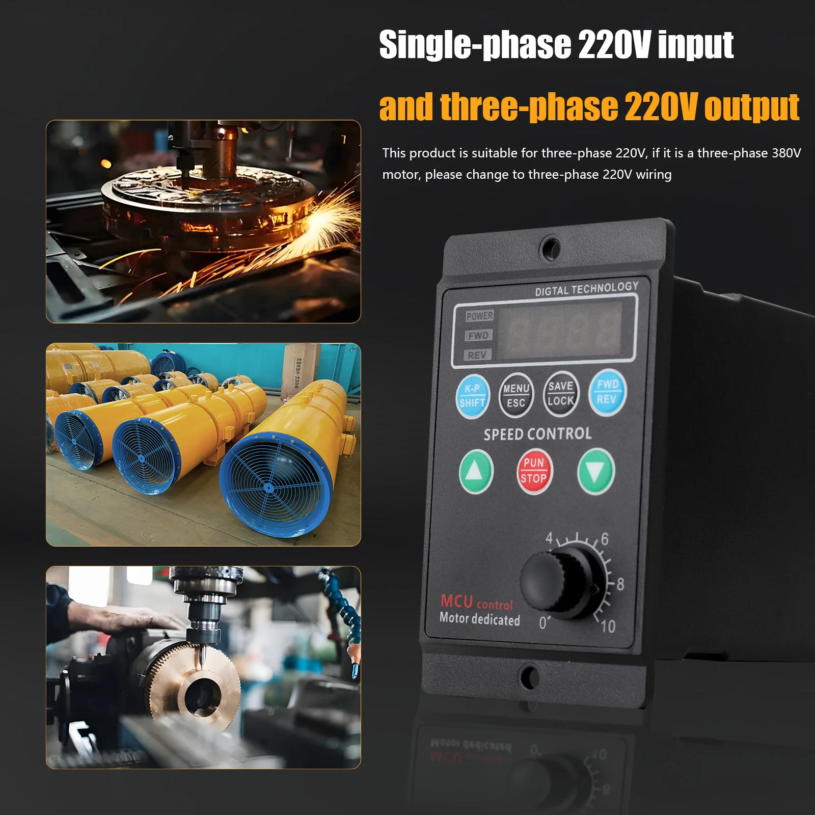 وحدة تحكم في سرعة المحرك بتيار متردد 750 وات، منظم سرعة المحرك الكهربائي للأمام/الخلف، وحدة تحكم محرك متغيرة السرعة #5