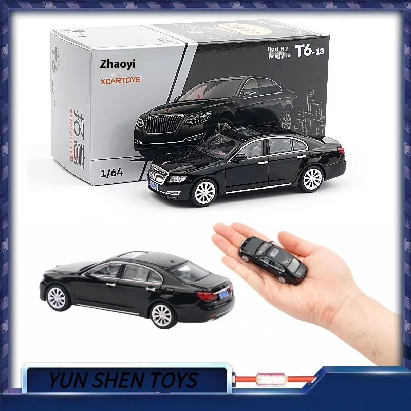 

Xcartoys литой под давлением масштаб 1:64 Hongqi H5 2-го поколения, модель автомобиля из сплава, коллекция сувениров, демонстрационные украшения, автомобиль, подарок для мальчика