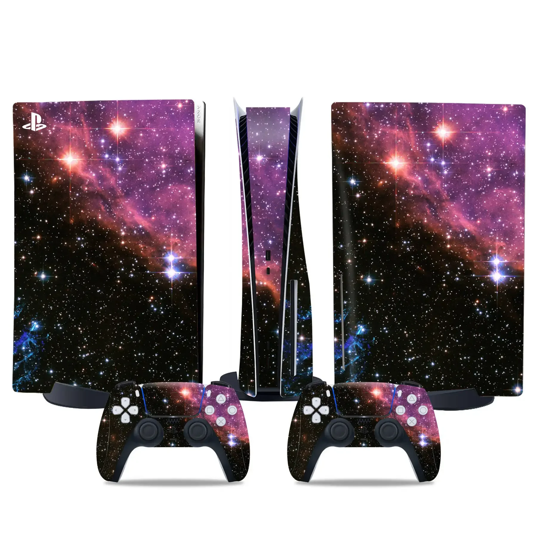 For PS5 Full Body Sticker Starry Sky Neutral Model Colorful Film Cartoon Sticker Pain Sticker Optical Drive Digital Version