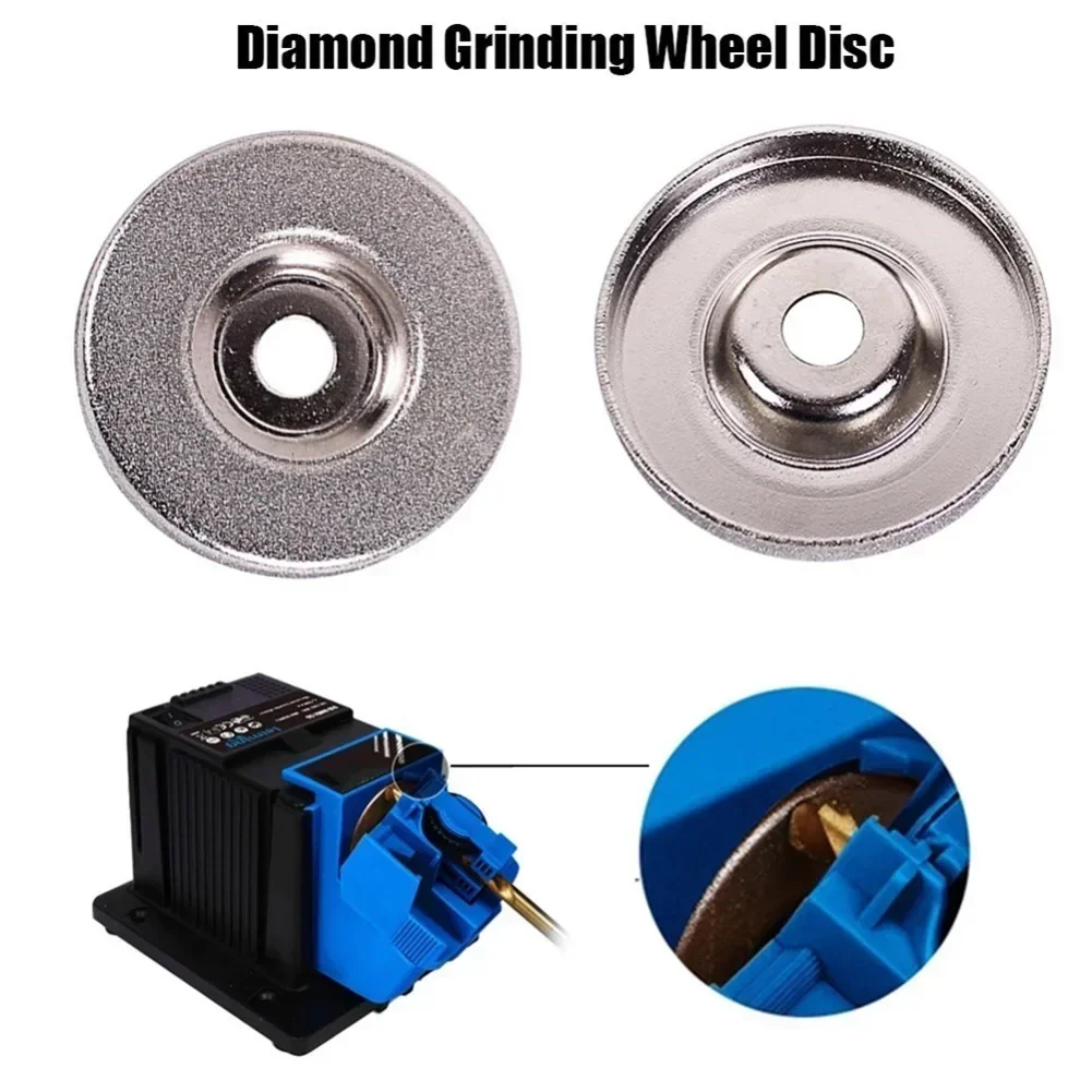 2pcs 50mm Diamond Grinding Wheel Circle Disc Electric Multifunctional Sharpener For Woodworking Tool Grinder Machine Power Tool