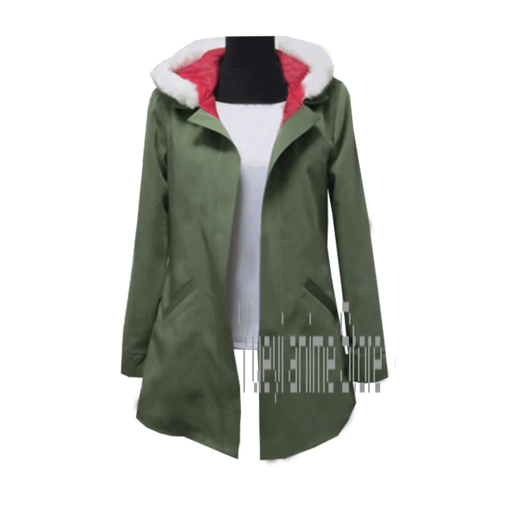 

Anime Cosplay Yukine Olive Green Hooded Jacket Cosplay Costume Unisex Custom Size