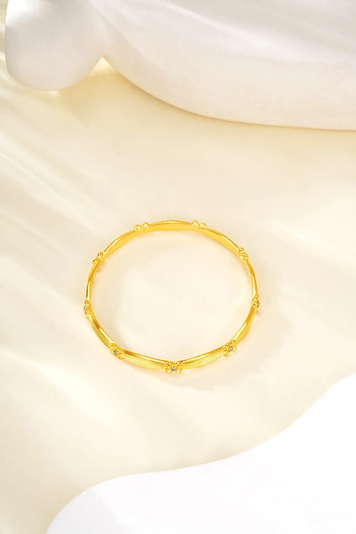 

Lium Gems Wrist Women Bracelets 24K Gold Vermeil Wealth WIsh Cubic Zirconia Bangles 925 Sterling Silver Base Jewelry Gifts