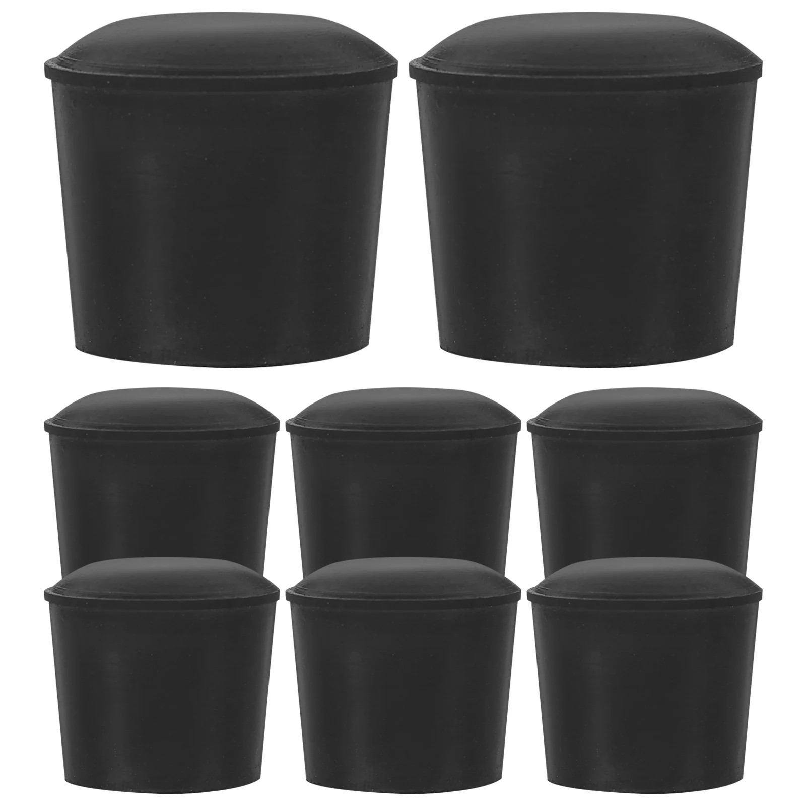 8 Pcs Furniture Pad Non-slip Feet Felt Pads Chair Caps for Legs Rubber Appliance Kitchen Essentials