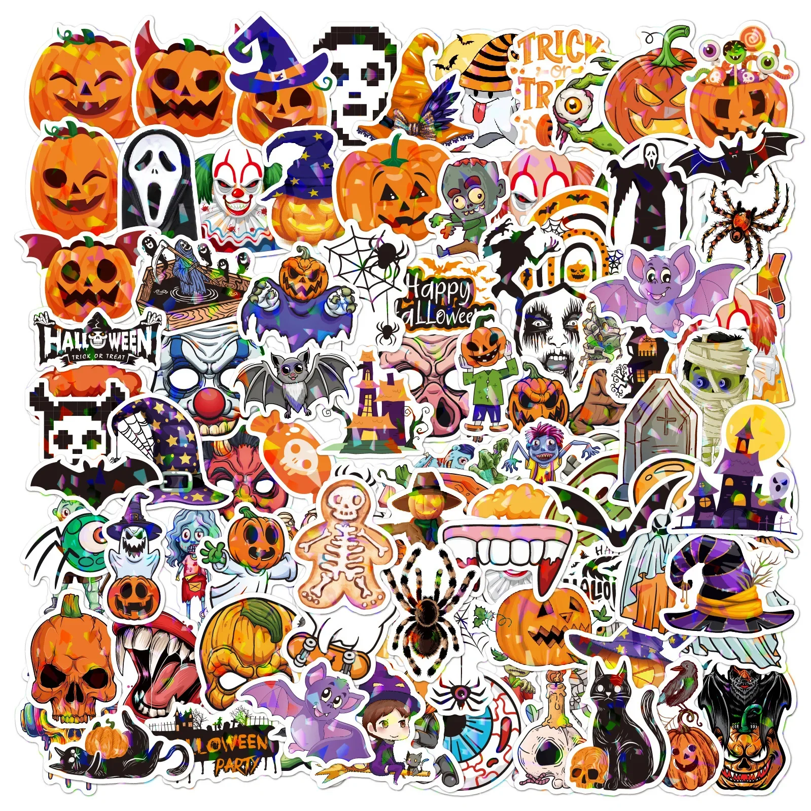 

Halloween Stickers Cartoon Graffiti Luggage Computer Notebook Decoration Halloween Stickers