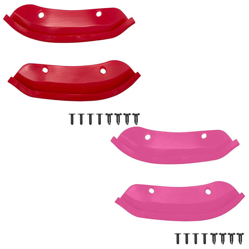 PAIR Front Bumper Splitter Protector Lip For Dodge Challenger SRT Hellcat 2015-2021 Lower Bumper Spoiler Diffuser Guard Cover