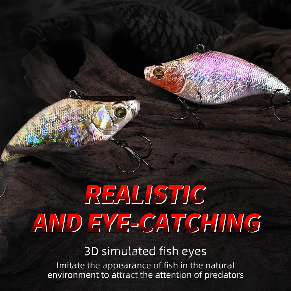 LuMEREDITH Fishing Tackler 7mm VIb9 Fishing Tackler Fiskelokker Vibrationsagn til kunstigt tilbehør i fuld dybde