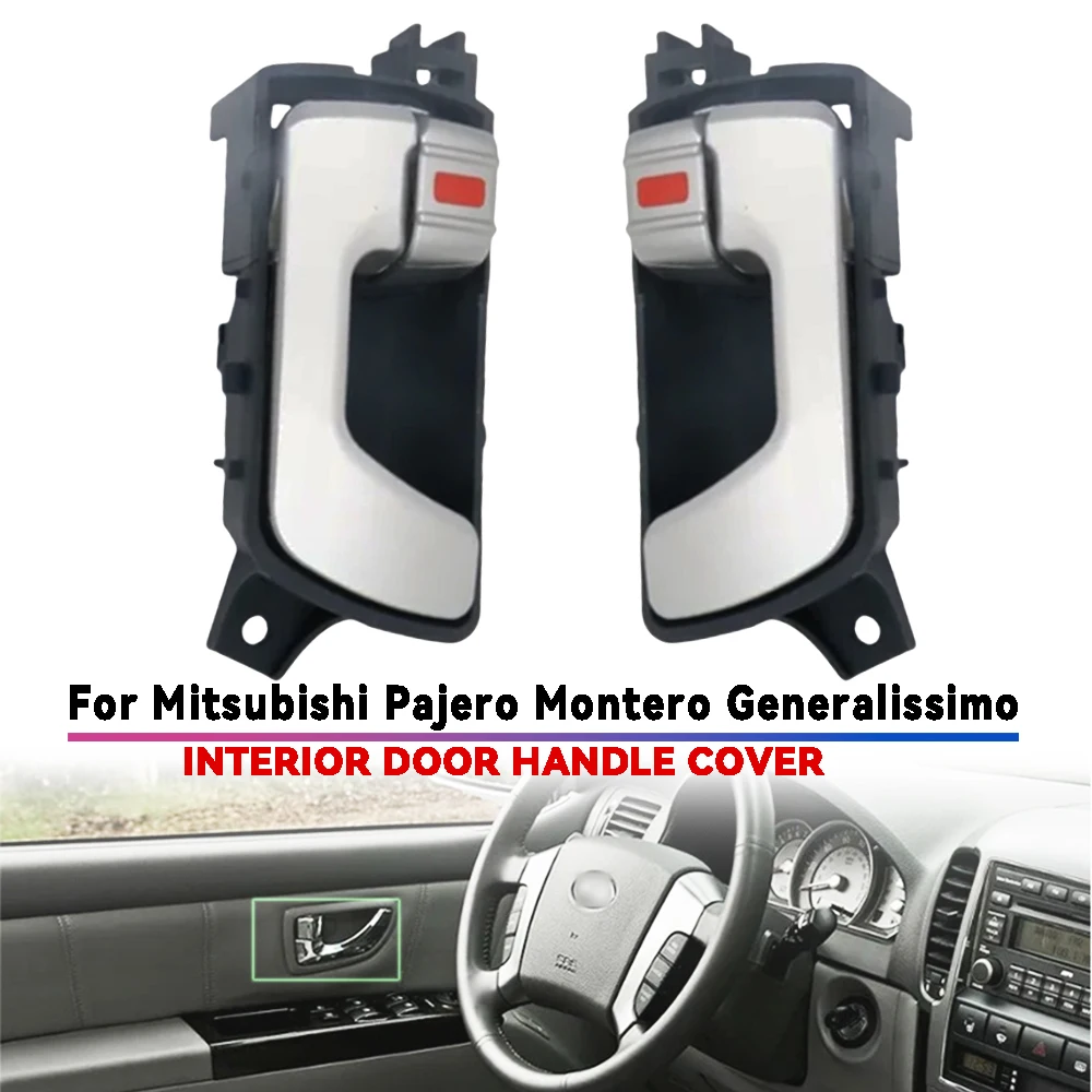 

Replacement For Mitsubishi Pajero Montero General MK3 V6 3V6 5V7 3V7 5V7 7V7 Car Interior Door Handle Cover Interior Decorate
