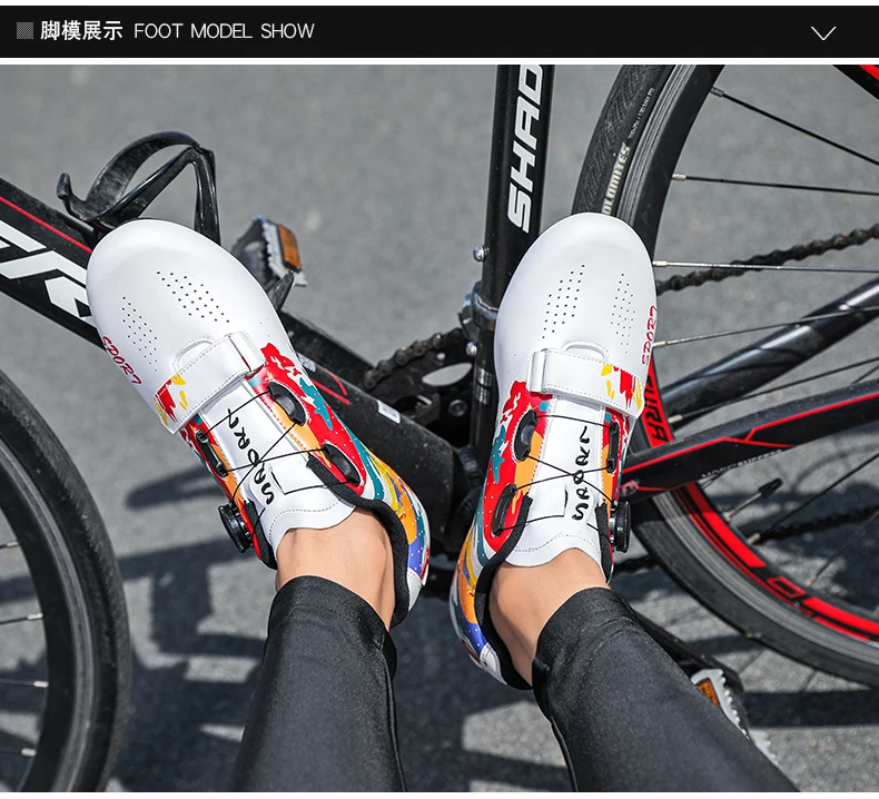 Herbst- und Winter-Fahrradschuhe, Unisex, mit robuster Sohle, geeignet für Straßen- und Mountainbikes, professionelles Fahrradzubehör, ideal zum Radfahren. – Detail 16