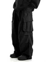 Pantalones de Trabajo de Pierna Ancha para Hombre, Talla Grande, Estilo Urbano Holgado, Pantalones Cargo Modernos