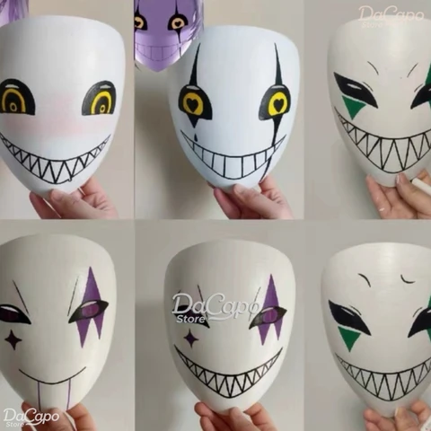 Pierrot mask - купить недорого | AliExpress