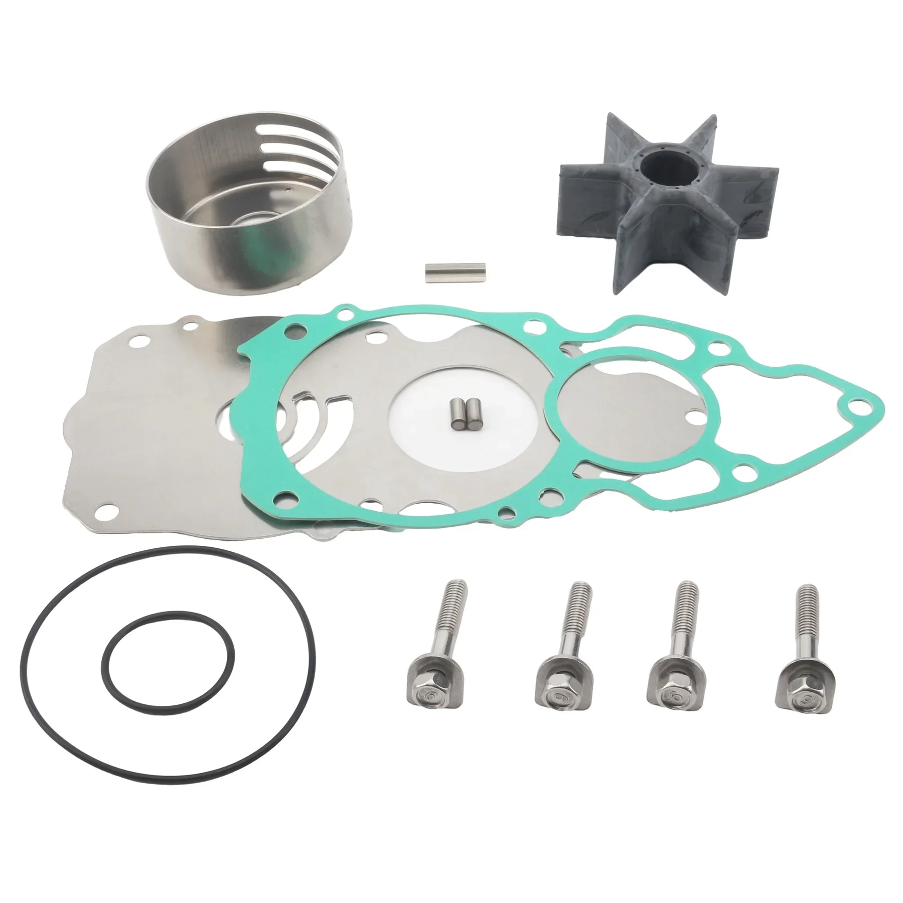 

6AW-W0078-00 Water Pump Repair Kit for Yamaha V8 300 350 HP 4Str Outboard Boat Motor 6AW-W0078-01 6AWW007802 18-3477
