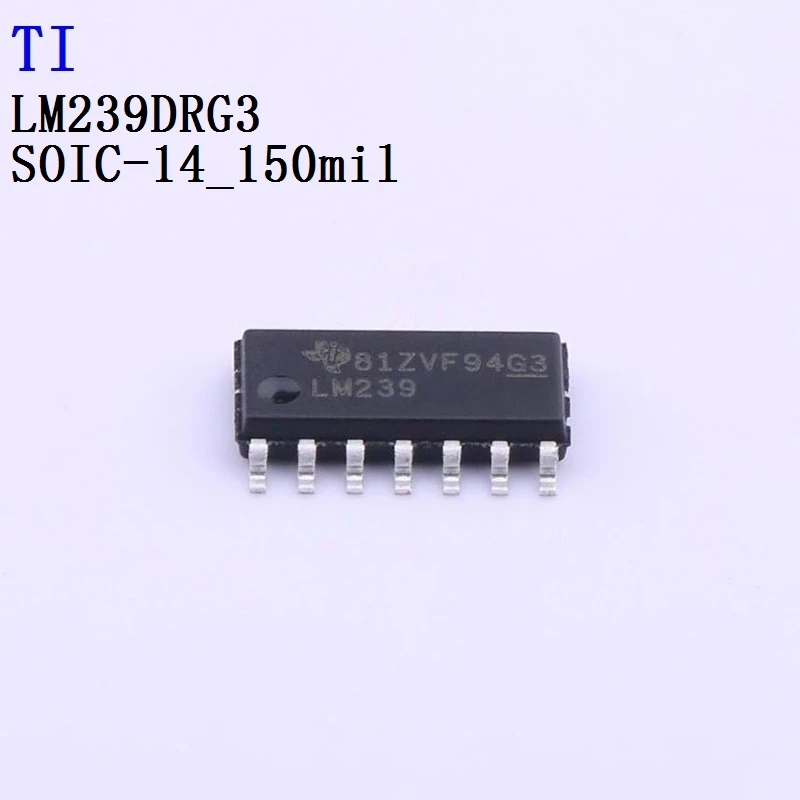 

5PCS LM239DRG3 LM239DRG4 LM239N LM239PW LM258ADR TI Operational Amplifier