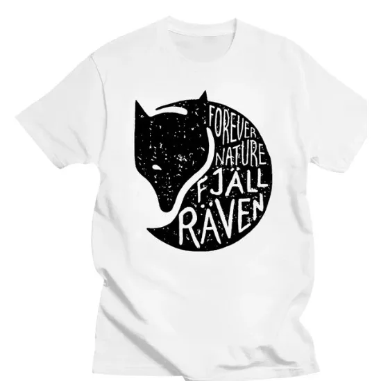Forever Nature Raven Graphic Print Men's Short Sleeve Crewneck T-Shirt Trip Wear