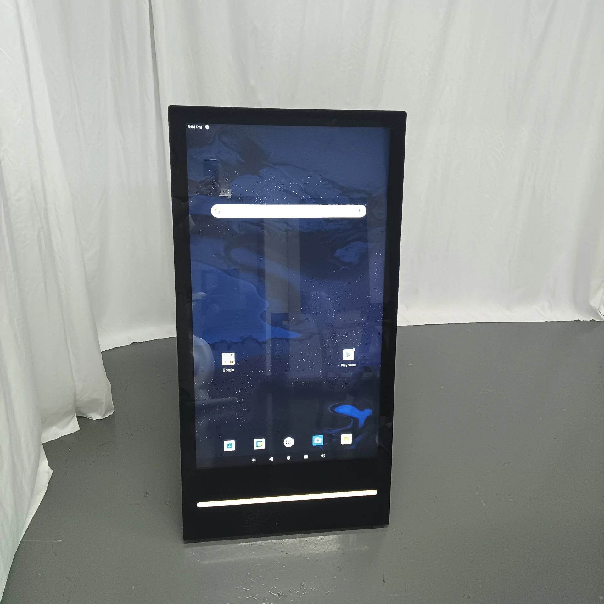 43 Inch Mobile Outdoor HD Electronic Water Sign, Bright Waterproof Dustproof Rechargeable Battery Screen