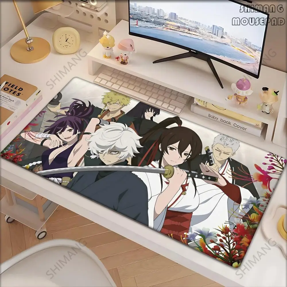 

Anime H-Hells Paradise Jigokuraku Gabimaru Mouse Pad Cute HD Desk Pad Extended Gaming Keyboard Mats Large 90x40cm XXL Gamer