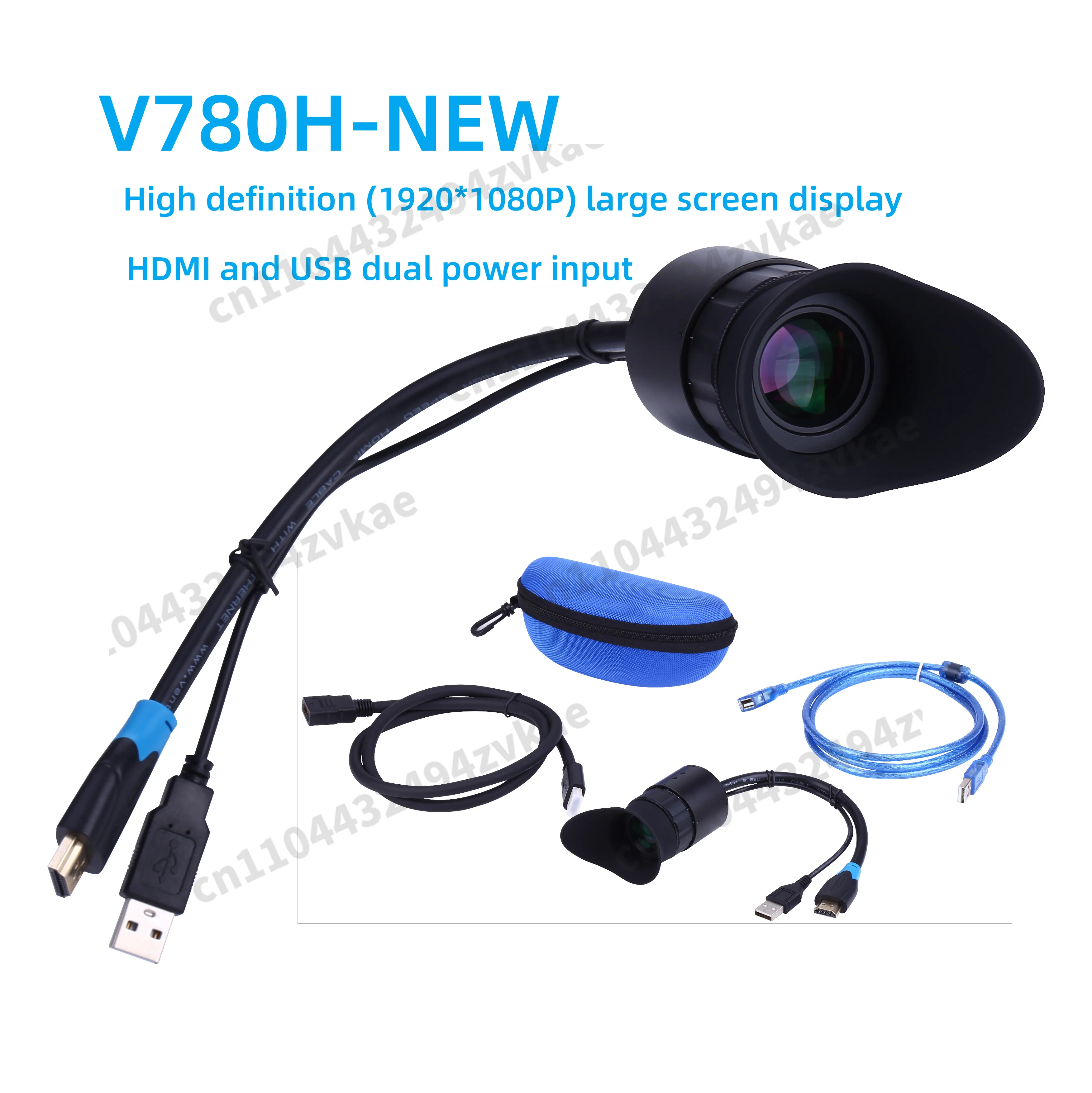 V780H-NEW Portable HDMI-compatible 1920*1080P Electronic Viewfinder Photographic Camera External Display Support USB Input