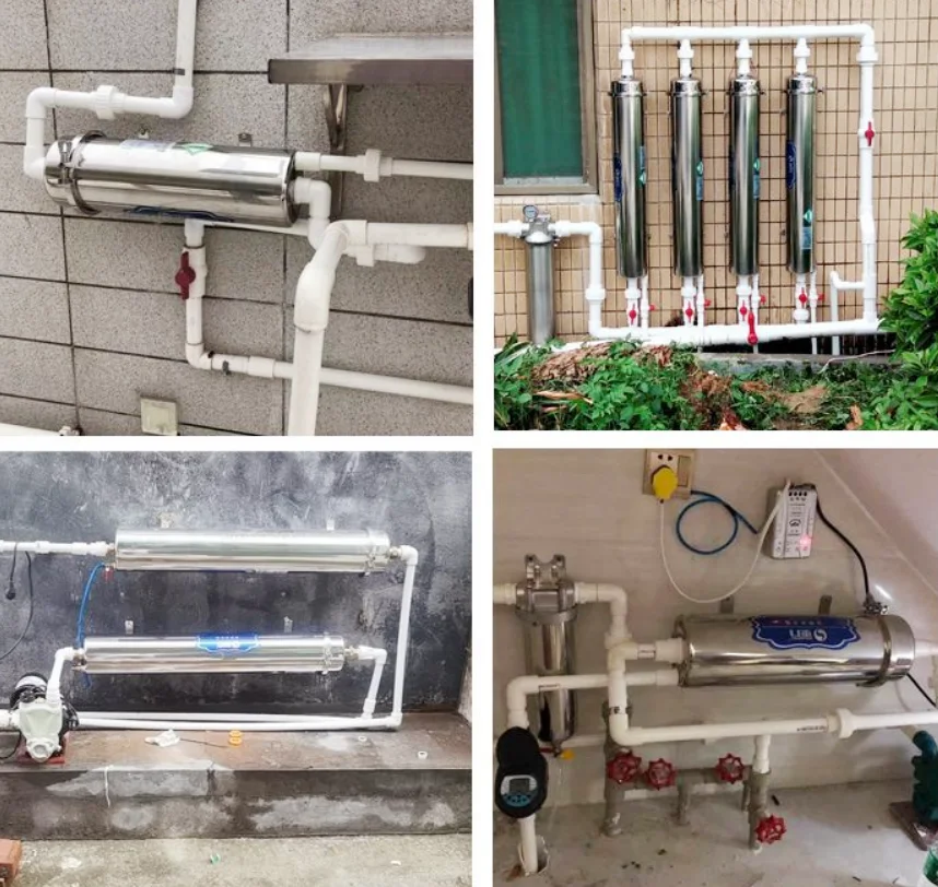 New 1000-10000L Household Stainless Steel Filter Housing Washable Pvdf Water Filter Uf Membrane Water Purifier Filter System