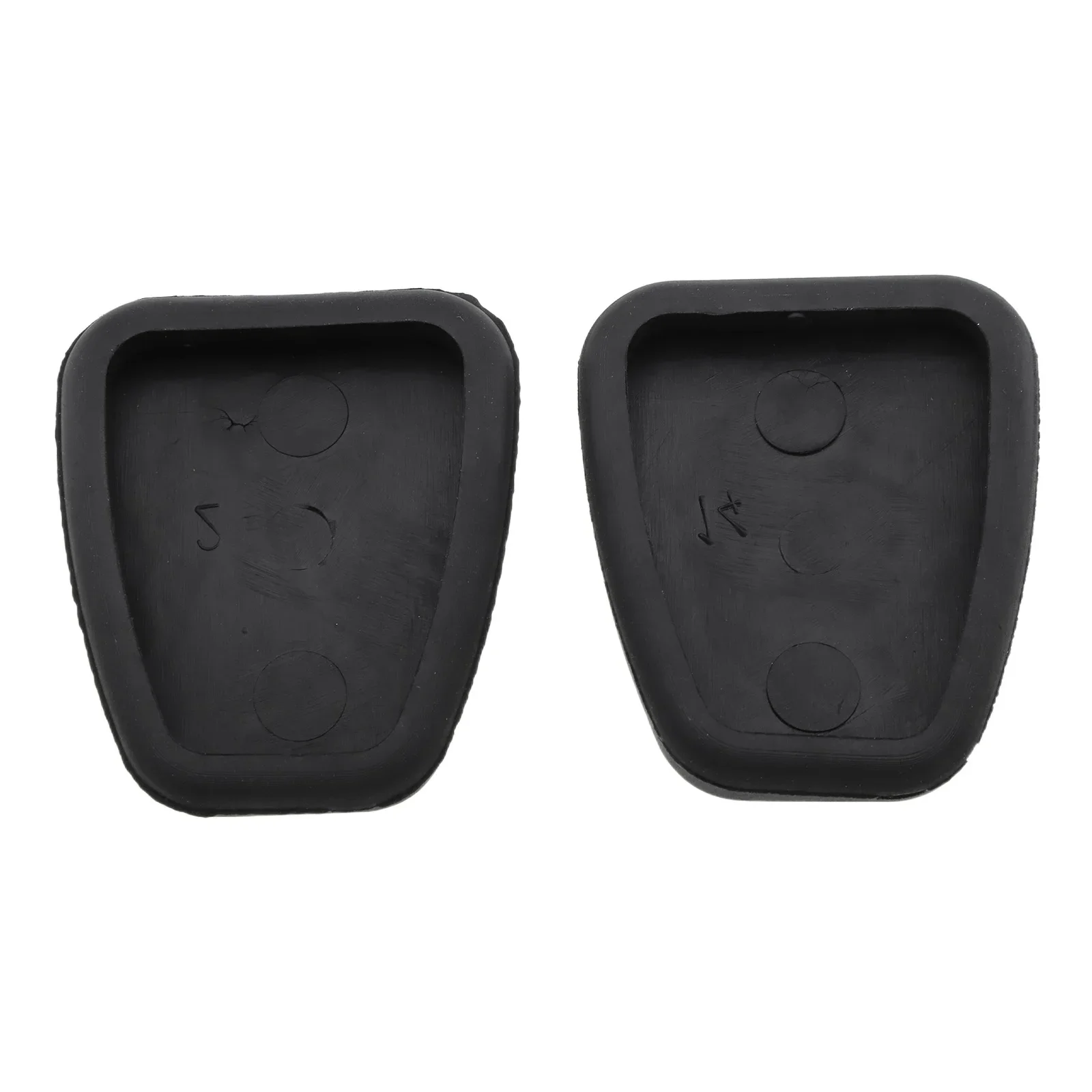 2pcs Car Brake Clutch Pad Cover Pedal Rubber Manual Transmission Replacement Part Brake Clutch Pad Cover Pedal Rubber