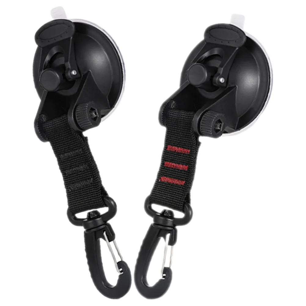 

2 Pcs Suction Cup Hook Hooks Cups Outdoor Heavy Duty Anchor Anchors Sucker Travel