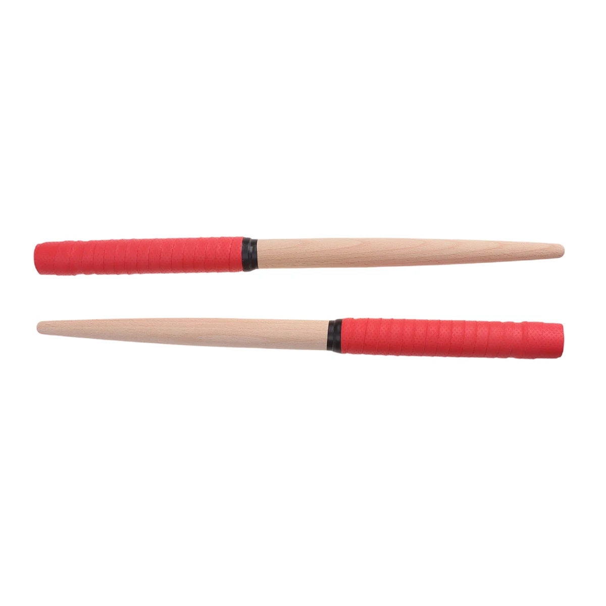 1 쌍 35X2Cm 타이코 드럼 스틱 휴대용 나무 드럼 스틱 경량 타악기 액세서리 고무 손잡이 선물 블루