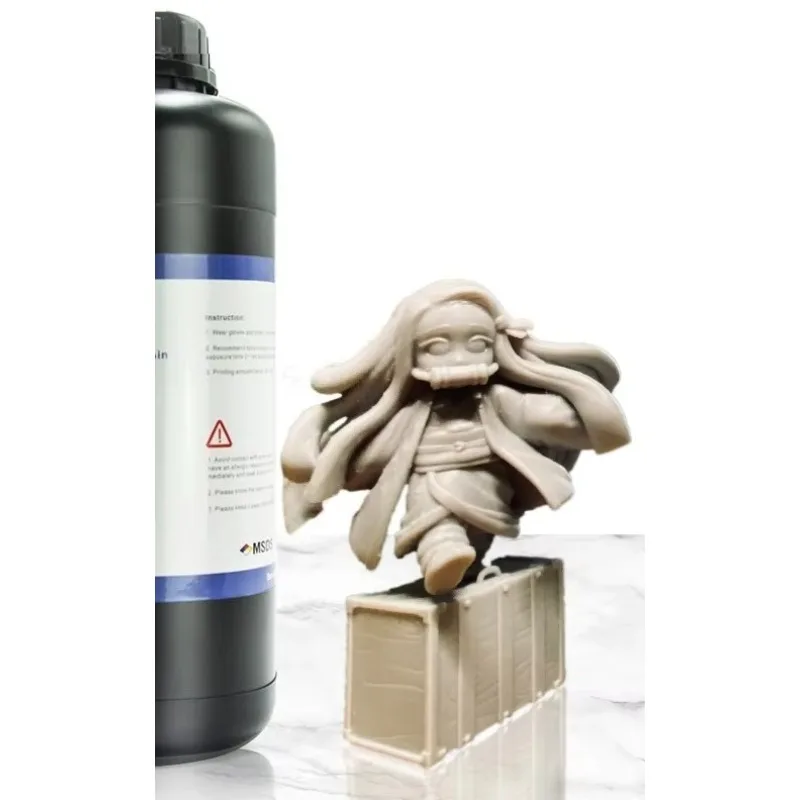 500g/1kg 405nm SER Nylon-Like High Flexible Hard UV Resin for 1024 Resolution 3D Printers
