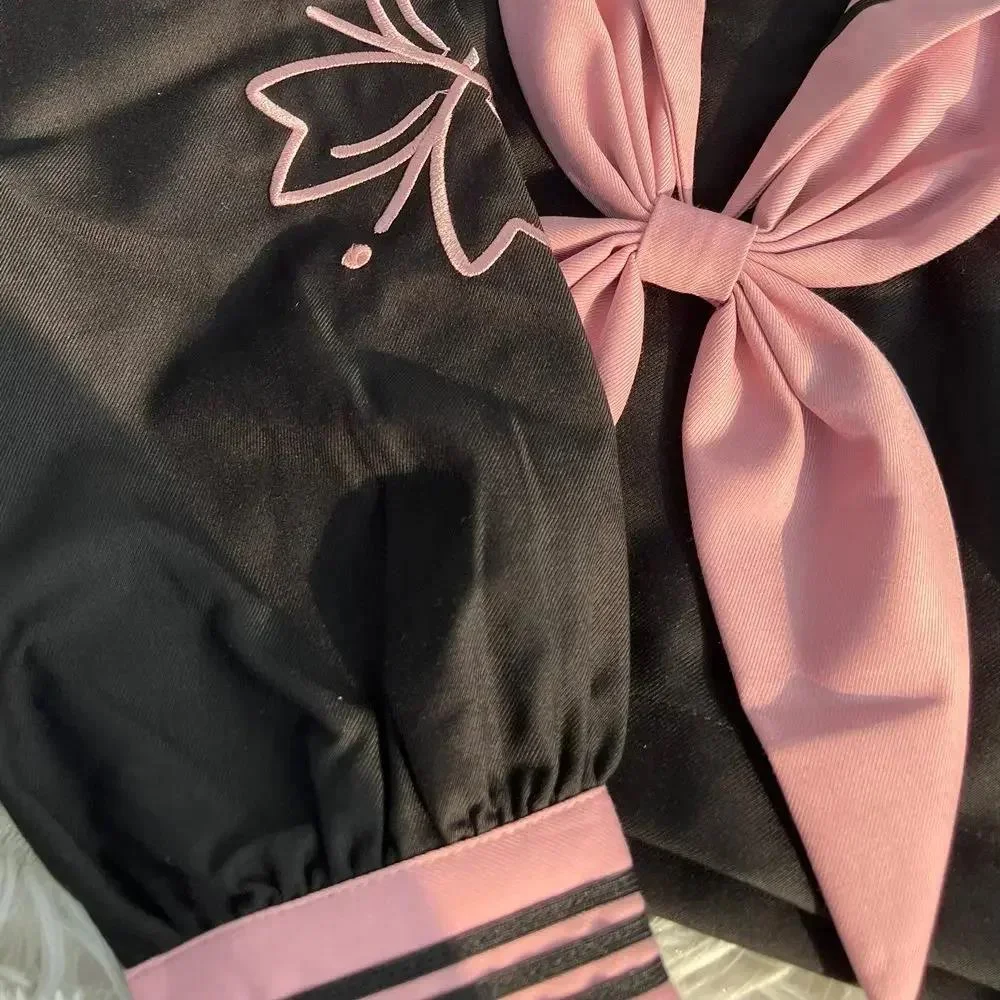 Uniformi scolastiche cosplay per ragazze in rosa e nero Stile JK Abito da marinaio a maniche lunghe e corte Stile college giapponese Sweet Anime