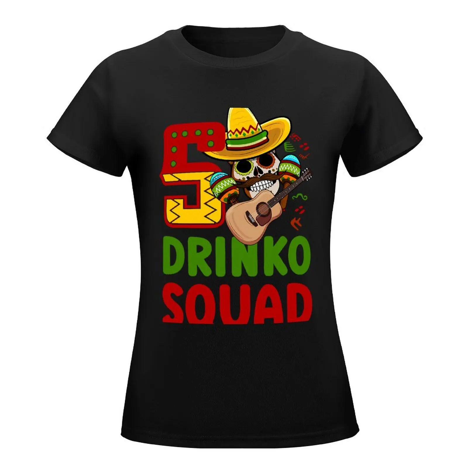 Copycinco Drinko Team-Grappige Mexicaanse 5 De Mayo Fiesta Groep T-Shirt Zomer Tops Oversized Sublieme Witte T-Shirts Voor Vrouwen