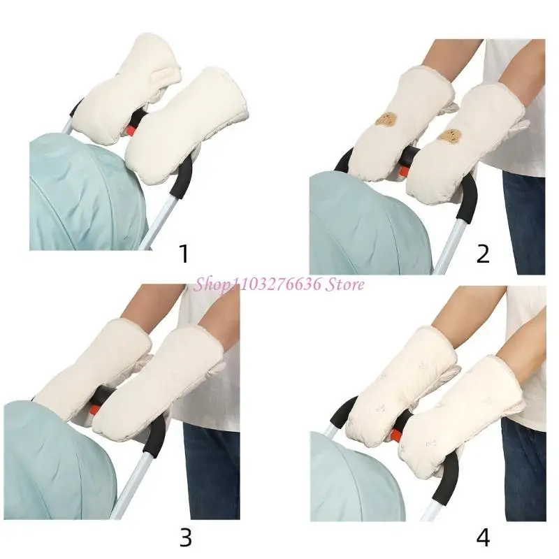 

R6FD грелки для рук для коляски, перчатки, универсальные муфты для рук, варежки, ветрозащитные коляски, наручники, аксессуары