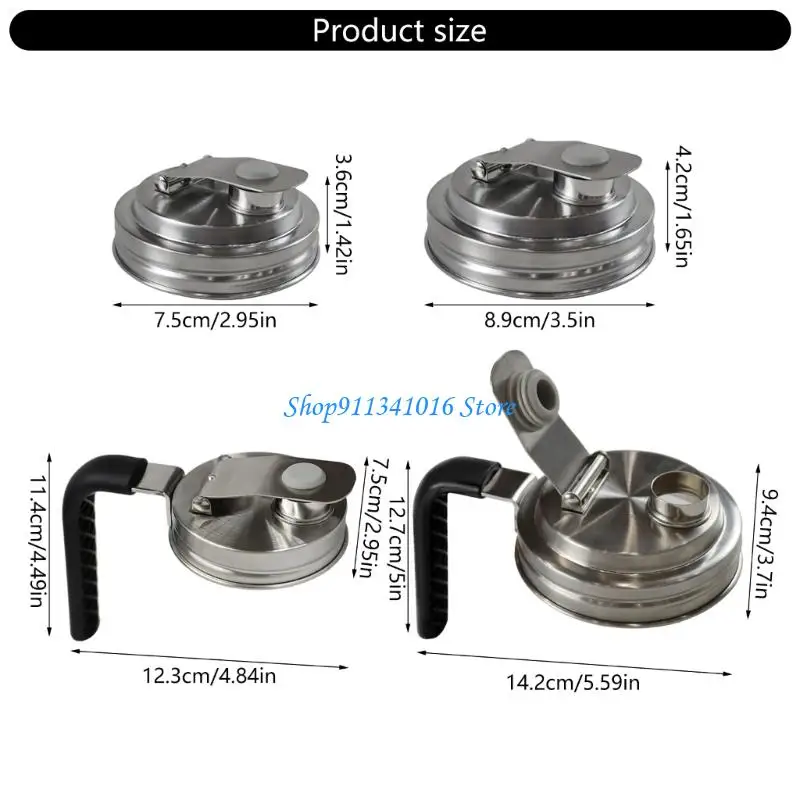 غطاء صب موزع المشروبات مانع للتسرب لملحقات مشروبات ميسون #6