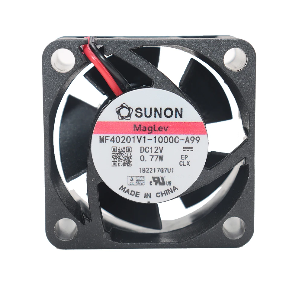 Original SUNON 4CM MF40201V1-1000C-A99 12V 0.77W Silent Heat Sink Fan - Quiet Cooling Fan for Electronics