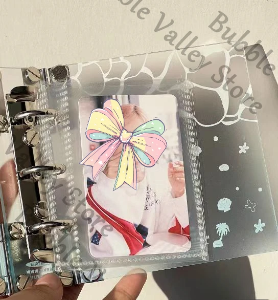 Anime Love and Deepspace Rafayel Conch Cosplay Acrylic One Grid Card Book Cartoon Real-time Imaging Cards Storage Album Gift