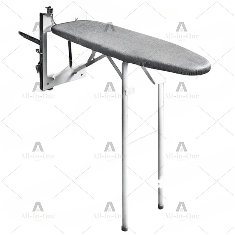 Hidden Ironing Board Wall Mounted Folding Ironing Board with 180 Degree Rotation Cushioning