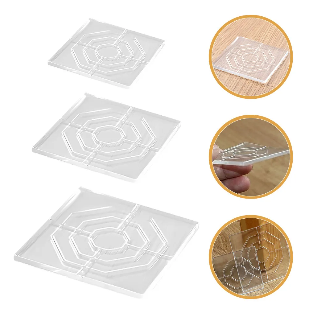 

12Pcs Furniture Leg Pads Anti-Slip Floor Protectors for Hardwood Vinyl Cement Floors Wear-Resistant Soundproof Scratch-Resistant