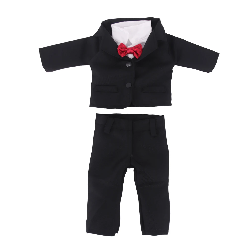 Ubranka dla lalek, ubrania w stylu western, garnitur dżentelmena dla lalek Logan Boy o wysokości 18 cali (43 cm), ubranka dla lalek, prezent dla Our Generation