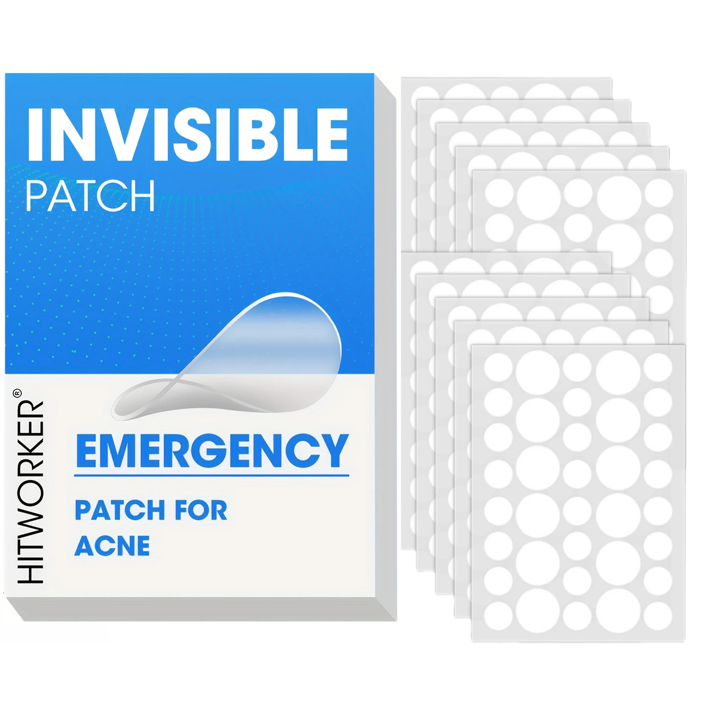 432/144pcs/box invisible acne patch set - deep cleaning high-quality water-based acne stickers, gentle and skin friendly