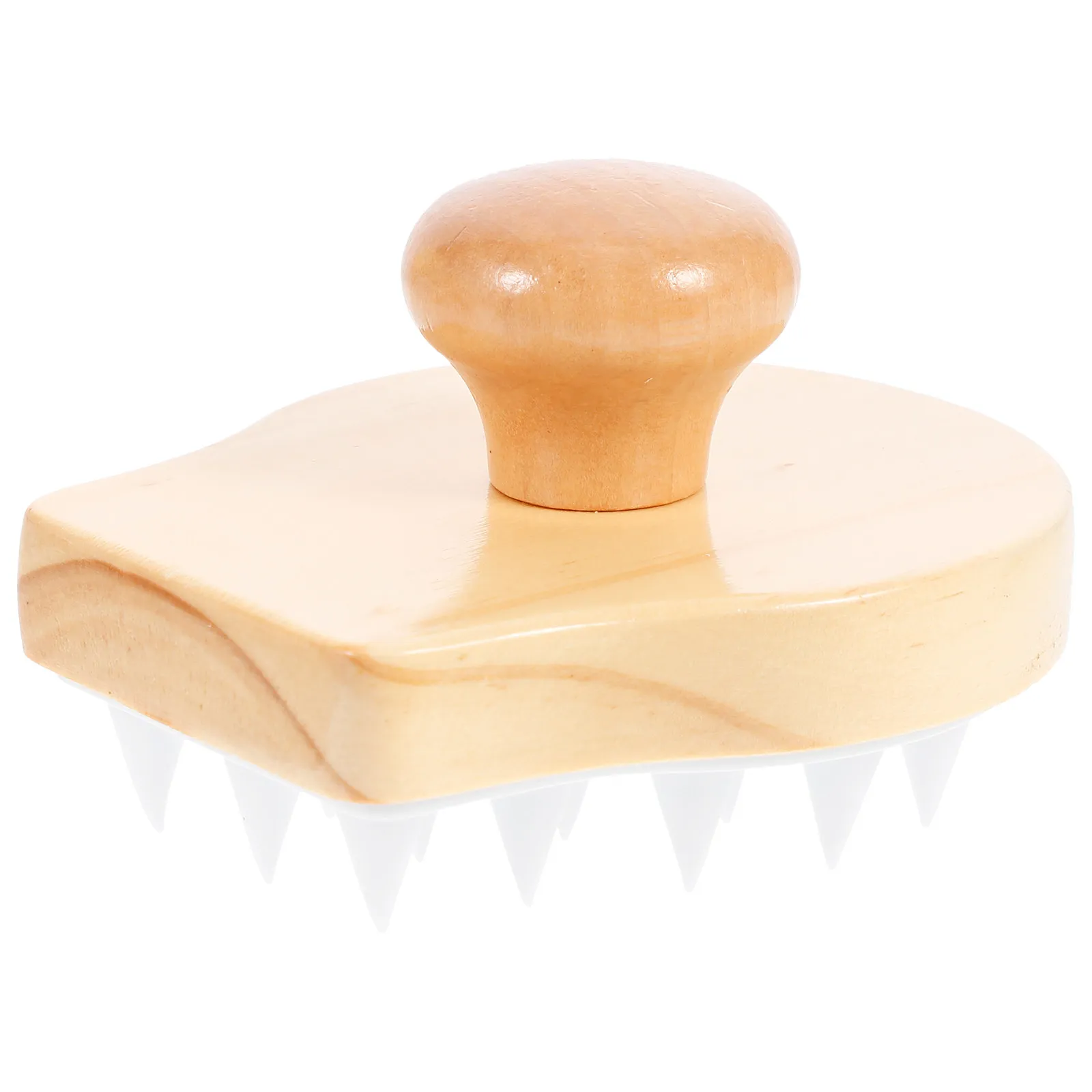 

Массажная щетка для кожи головы с силиконовыми щетинками для глубокого очищения волос и расслабления - расческа для мытья волос с шампунем, подходит для влажного и сухого использования.