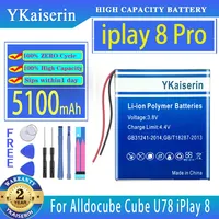 YKaiserin Battery 5100mAh For Alldocube for Cube U78 iPlay 8 Pro 8pro Tablet Bateria