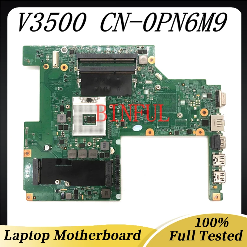 

CN-0PN6M9 0PN6M9 PN6M9 Mainboard High Quality Mainboard For Vostro 3500 V3500 Laptop Motherboard HM57 DDR3 100%Full Working Well