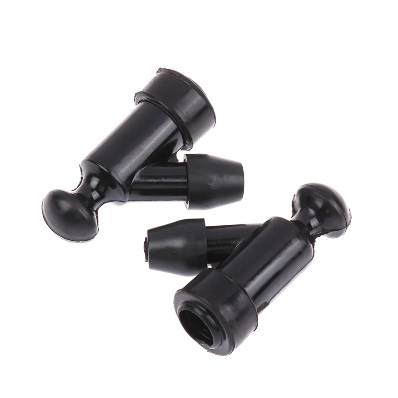 1pc Spark Plug Cap For 5mm HT Lead Black Universal Rubber Spark Plug Cap Cover Mower Blower Strimmer Fitting Spark Plug Cap