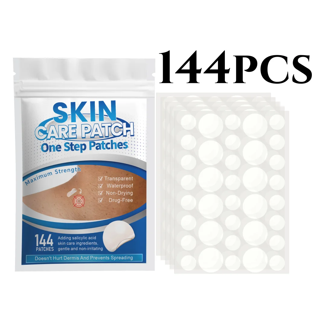 One piece, multiple effects! 144 skin tag and wart covering patches | No preservatives, improves moles / corns / calluses, suita