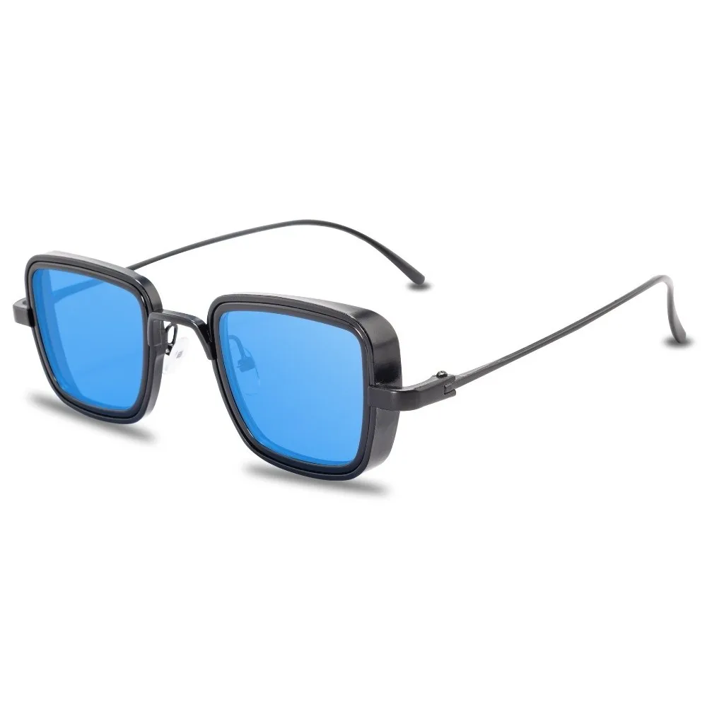 

Lightweight Retro Square Sunnies Indian Style Gradient Unisex Sunglasses Costume Accessory Sunshade Eyewear