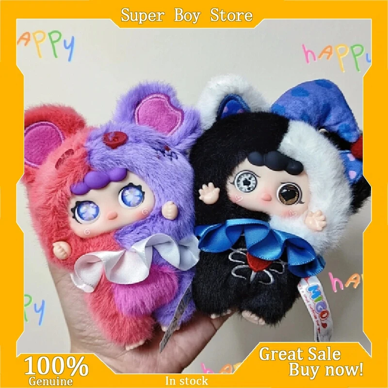 طفل ثلاثة جديد Ip Migo Little Tricksster سلسلة الفينيل الوجه صندوق أعمى حلية ظهره قلادة المفاتيح جمع مفاجأة هدية #1