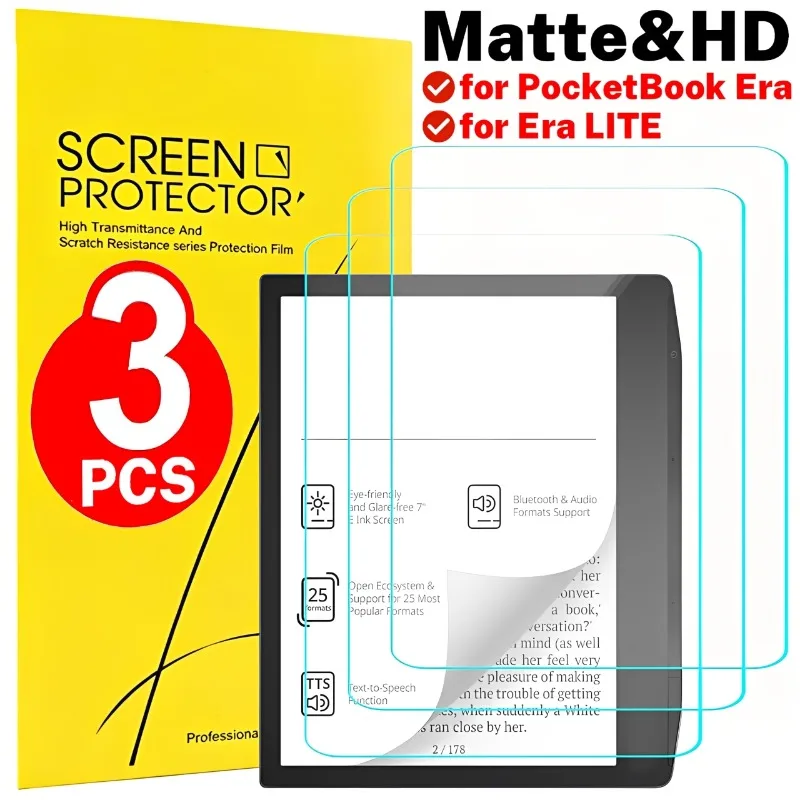 1/2/3PCS Flexible Screen Protectors HD/Matte Protective Cover Film for PocketBook Era for PocketBook Era LITE E-Reader PET Films
