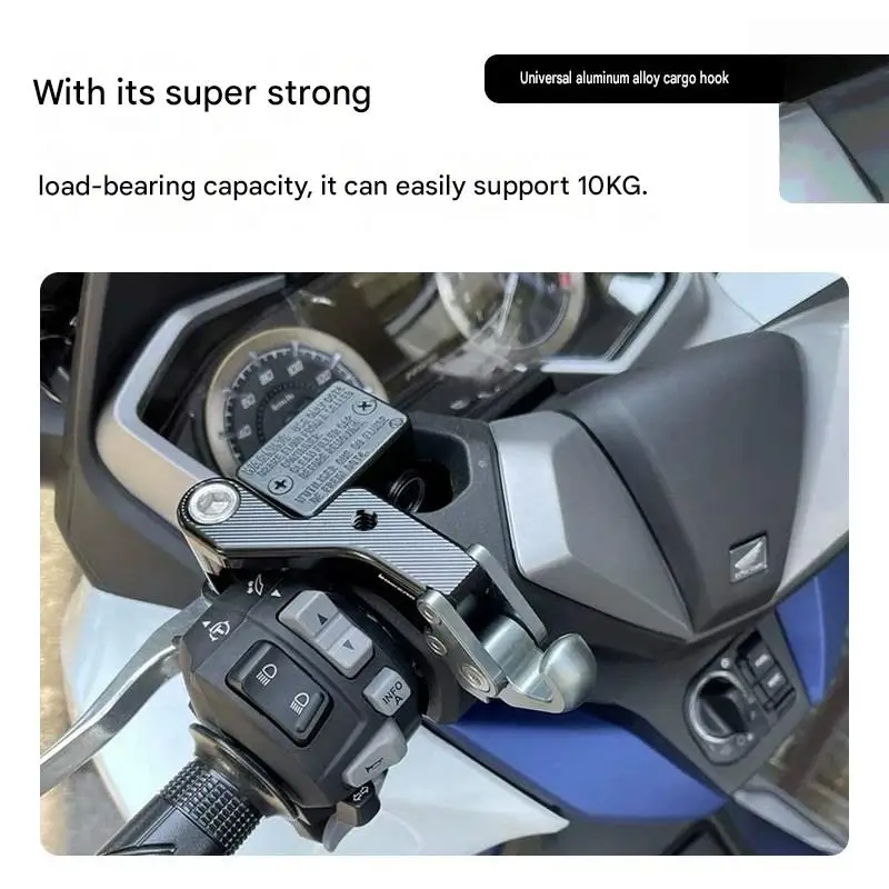 FOR Haojue UFR150 Aluminum Alloy Storage Hook High Load-Bearing Rearview Mirror Base Front Storage Hook Modification Part