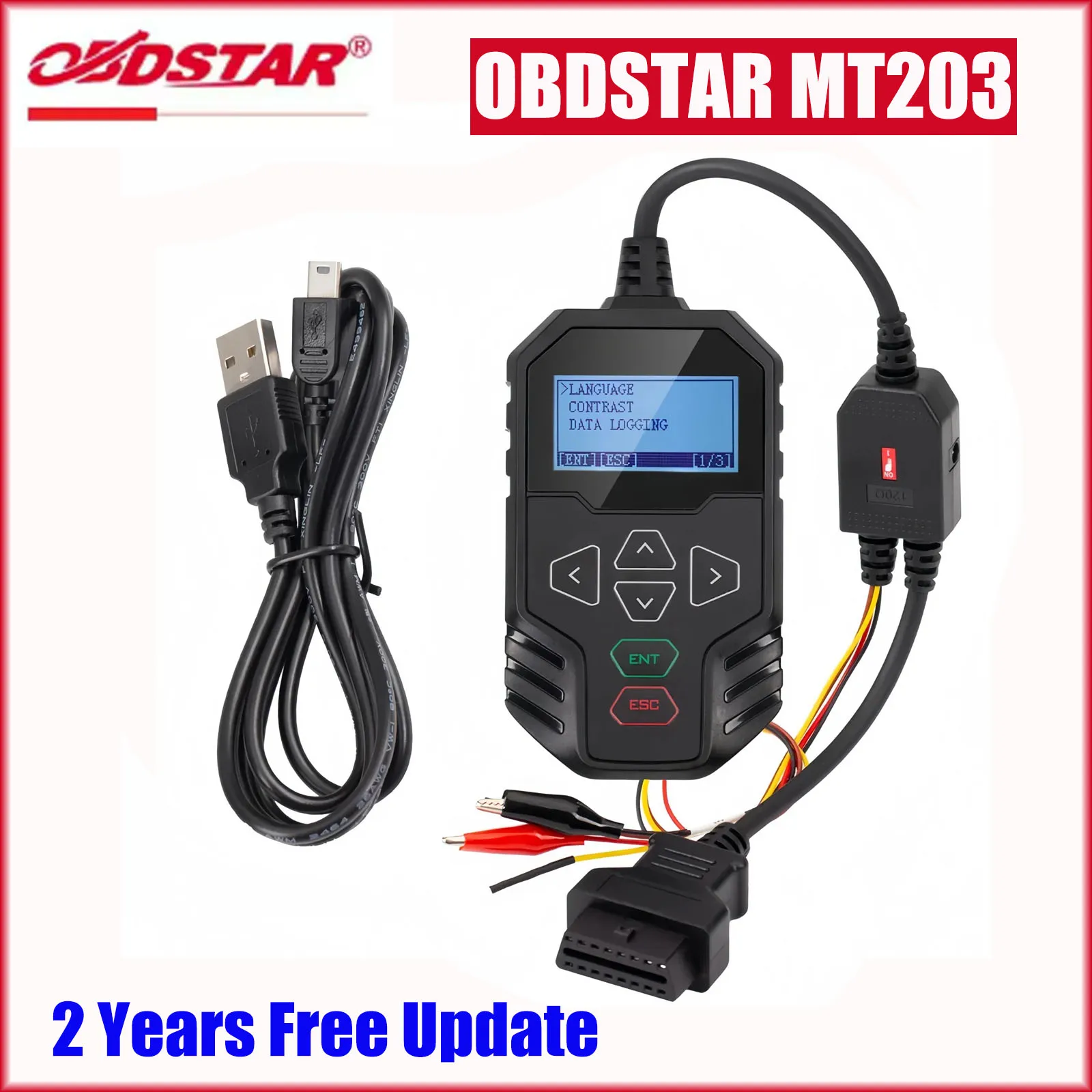New OBDSTAR MT203 CAN Driver/Gateway Simulator MT203 Obdstar OBD2 Simulator Car Electronics Repair Tool Support Dash/Audio